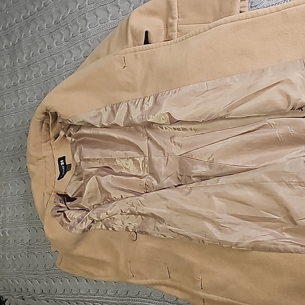 Forever 21 Camel Color Peacoat - Picture 11 of 11